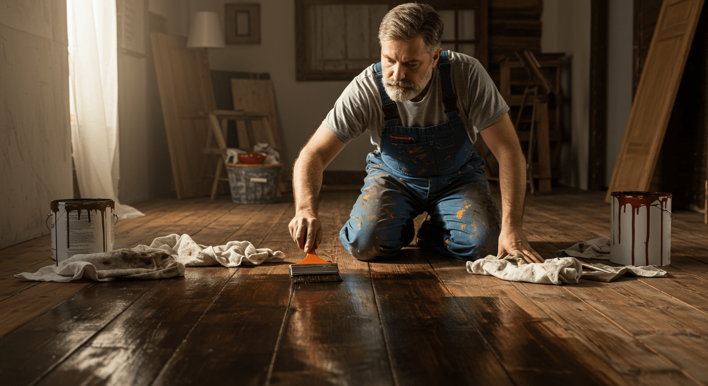 Czym pomalować starą podłogę drewnianą i uniknąć cyklinowania – rewolucja w remoncie!